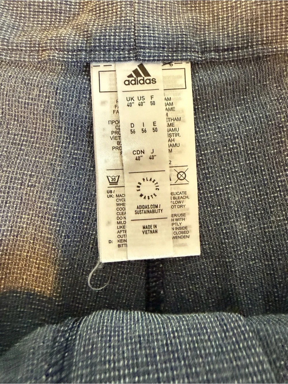 Adidas Performance Golf Quick Dry crosshatch shorts, size 40, bundle of 3.
